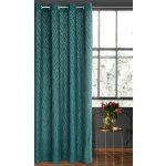 Pierre Cardin ZÁVĚS NA KROUŽCÍCH PIERRE CARDIN INGA 140X250 CM ZELENÁ – Sleviste.cz