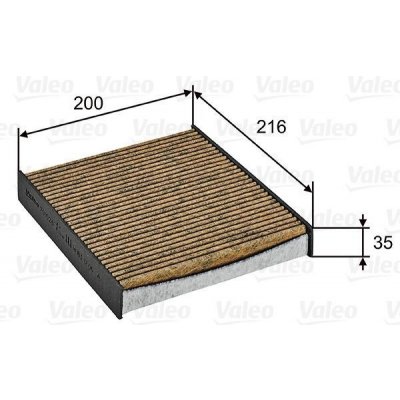 Filtr, vzduch v interiéru VALEO 701026 – Zboží Mobilmania