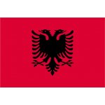 Státní vlajka Albánie tištěná venkovní Alerion – Hledejceny.cz