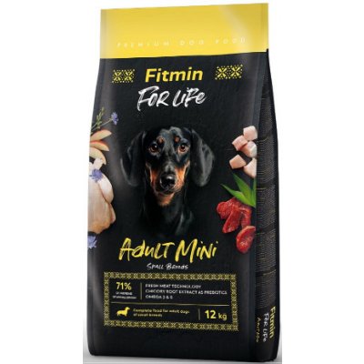 Fitmin dog For Life Adult Mini 12kg+1x masíčka Perrito+DOPRAVA ZDARMA (+ SLEVA PO REGISTRACI / PŘIHLÁŠENÍ ;))
