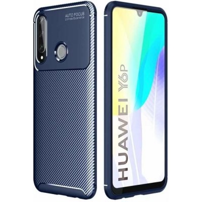 Coolcase CARBON Fiber Huawei Y6p modré – Zboží Mobilmania