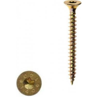 Vrut zapuštěná hlava TORX 4mm délka: 40mm celý závit – Sleviste.cz