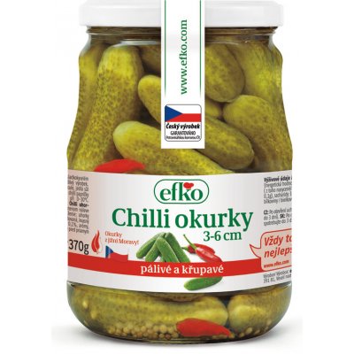 Efko Chilli okurky 720ml – Zboží Dáma