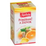 Apotheke Pomeranč a zázvor čaj 20 x 2 g – Hledejceny.cz