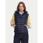 Tommy Hilfiger dámská vesta WW0WW47352C1G tmavě modrá – Sleviste.cz