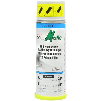 ColorMatic 2K Primer vysokorychlostní dvousložkový základní nátěr ve spreji 200ml – HobbyKompas.cz