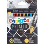 Carioca Metallic voskovky trojhranné 8 ks – Zboží Dáma