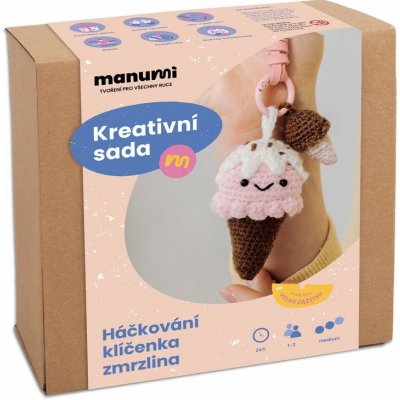 Manumi kreativní sada na háčkování přívěsku Zmrzlina 1 ks – Hledejceny.cz