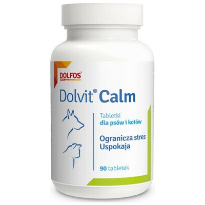 DOLFOS Dolvit Calm 90 tabl. doplněk stravy na stres pro psy a kočky – Hledejceny.cz