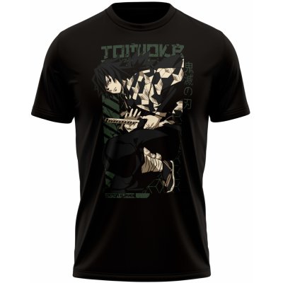 Demon Slayer tričko Tomioka Green Special černá – Zbozi.Blesk.cz