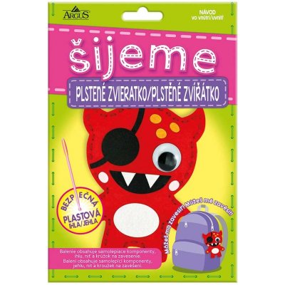 ARGUS Kreativní tvoření šijeme plstěné zvířátko příšerka 19110018 – Sleviste.cz