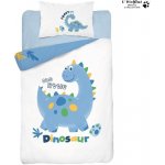 Detexpol povlečení Dino modré 100 x 135 cm 40 x 60 cm – Zboží Dáma