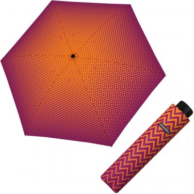 Doppler Fiber Havanna Strong berry dámský skládací deštník – Zboží Dáma