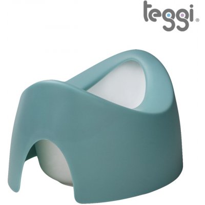 Tega Baby oboustranný nočník s výlevkou Teggi Turquoise/White – Zbozi.Blesk.cz