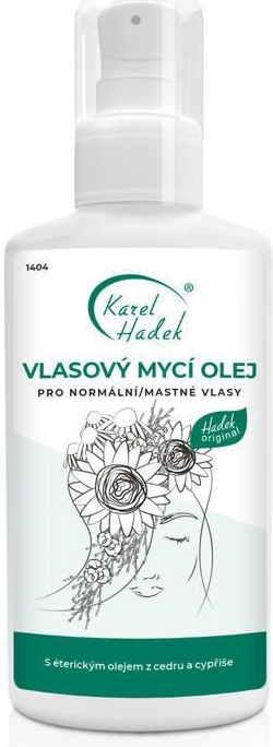 Karel Hádek vlasový mycí olej pro mastné vlasy 100 ml