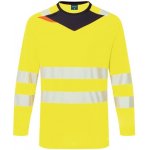 Portwest DX4 triko Hi-Vis L/S Yellow/Black XL – Zboží Dáma