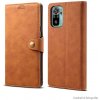 Pouzdro a kryt na mobilní telefon Xiaomi Lenuo Leather flipové Xiaomi Redmi 13C hnědé