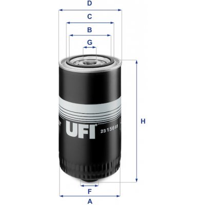 Olejový filtr UFI 23.156.03 | Zboží Auto