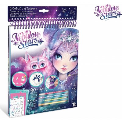 Wiky Nebulous Stars Kreativní sketchbook – Zboží Dáma