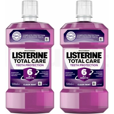 Listerine Total Care Zero ústní voda 2 x 500 ml – Hledejceny.cz
