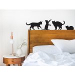 Nalepte.cz samolepka na zeď Kočky, rozměry 522 x 120 cm – Sleviste.cz