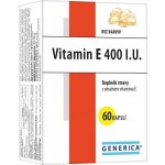 Generica Vitamin E 400 mg 60 kapslí – Hledejceny.cz