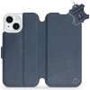Pouzdro a kryt na mobilní telefon Mobiwear flip Kožené Apple iPhone 15 - Modré - L_NBS