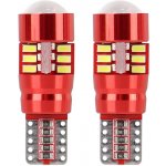 LED AMIO CANBUS 27SMD 3014 T10e (W5W) bílá 12V / 24V sada - 2 ks. | Zboží Auto
