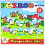 Pexeso Moje první zvířátka dřevěné 24 ks pro nejmenší – Hledejceny.cz