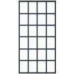 vidaXL ESG sklo a hliník 102 x 205 cm černé – Hledejceny.cz