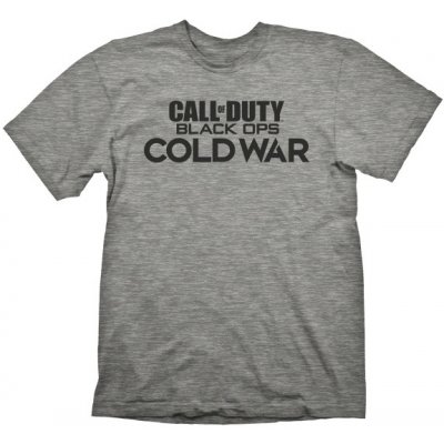 Call of Duty Cold War pánské tričko Logo šedé Melange