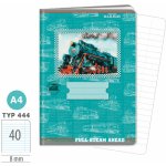 ARGUS Sešit A4 TYP 444 Train – Zboží Mobilmania
