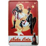 DEVplus Plechová cedule Fallout - Nuka Cola Girl – Zboží Dáma