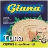 Konzervované ryby Giana Tuňák kousky ve slunečnicovém oleji 80 g