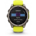 Garmin Fenix 8 47mm Sapphire Solar Titanium Bright Yellow/Graphite 010-02906-21 – Zboží Živě