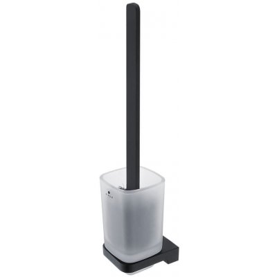 Nimco Maya WC štětka nástěnná s držákem matné sklo černý mat MAC 29094CN-HR-90 – Hledejceny.cz