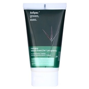 Tołpa Green Men zklidňující balzám po holení s hydratačním účinkem Lemon Grass, Mint, Green Tea (Hypoallergenic) 125 ml