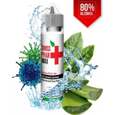 Swiss PharMax Hand Sanitizer antibakteriální roztok 60 ml