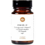 ASO Zdravý život Zinek 25mg + Vitamin C 125mg 120 kapslí – Hledejceny.cz