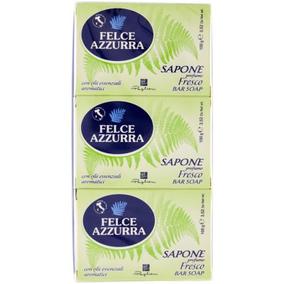 Felce Azzurra Sapone solido Fresco toaletní mýdlo 3 x 100 g – Zbozi.Blesk.cz