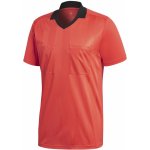 adidas Referee 18 rozhodcovský dres krátký rukáv Červená – Sleviste.cz