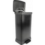 Curver Deco Bin 50 l černý – Zboží Dáma