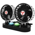 Ventilátor do auta 24V 2x12cm s regulací LTC LXWTS5 – Sleviste.cz