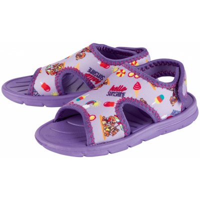 Dívčí koupací sandály lila fialová