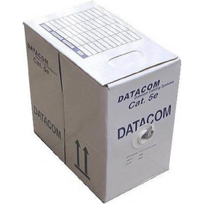 Datacom 1201 FTP drát CAT5E LSOH 305m, šedý