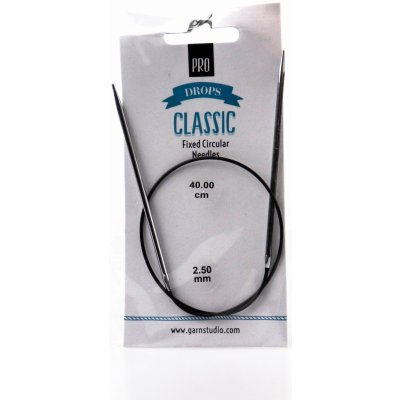 Jehlice kruhové Drops Pro Classic 40 cm č. 2,5 – Sleviste.cz