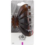 Skřipec do vlasů Elite Models hnědý, šíře 8cm – Sleviste.cz