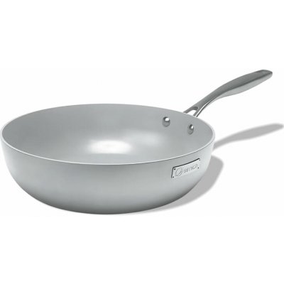 Elmich Nepřilnavá nerezová Wok pánev Tria Ceramic s keramickým povrchem 30 cm – Sleviste.cz
