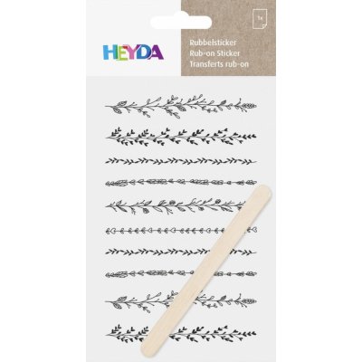 HEYDA Propisoty 10 x 19 cm bordury černé – Hledejceny.cz