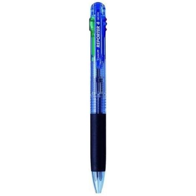Tombow Reporter Čtyřbarevné kuličkové pero - transparentní modré